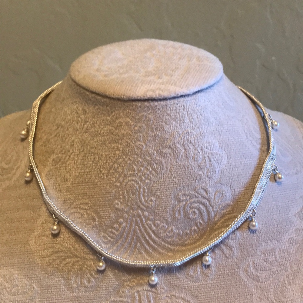 Napier silver-tone choker